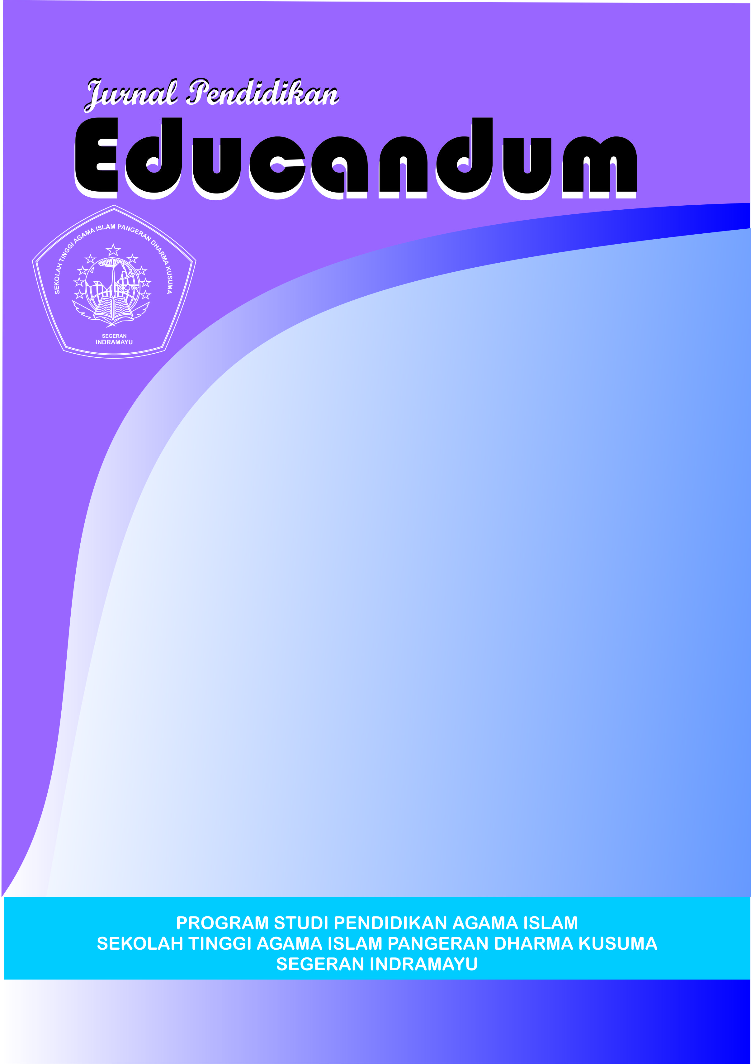 					View Vol. 3 No. 1 (2021): Jurnal Pendidikan Educandum
				