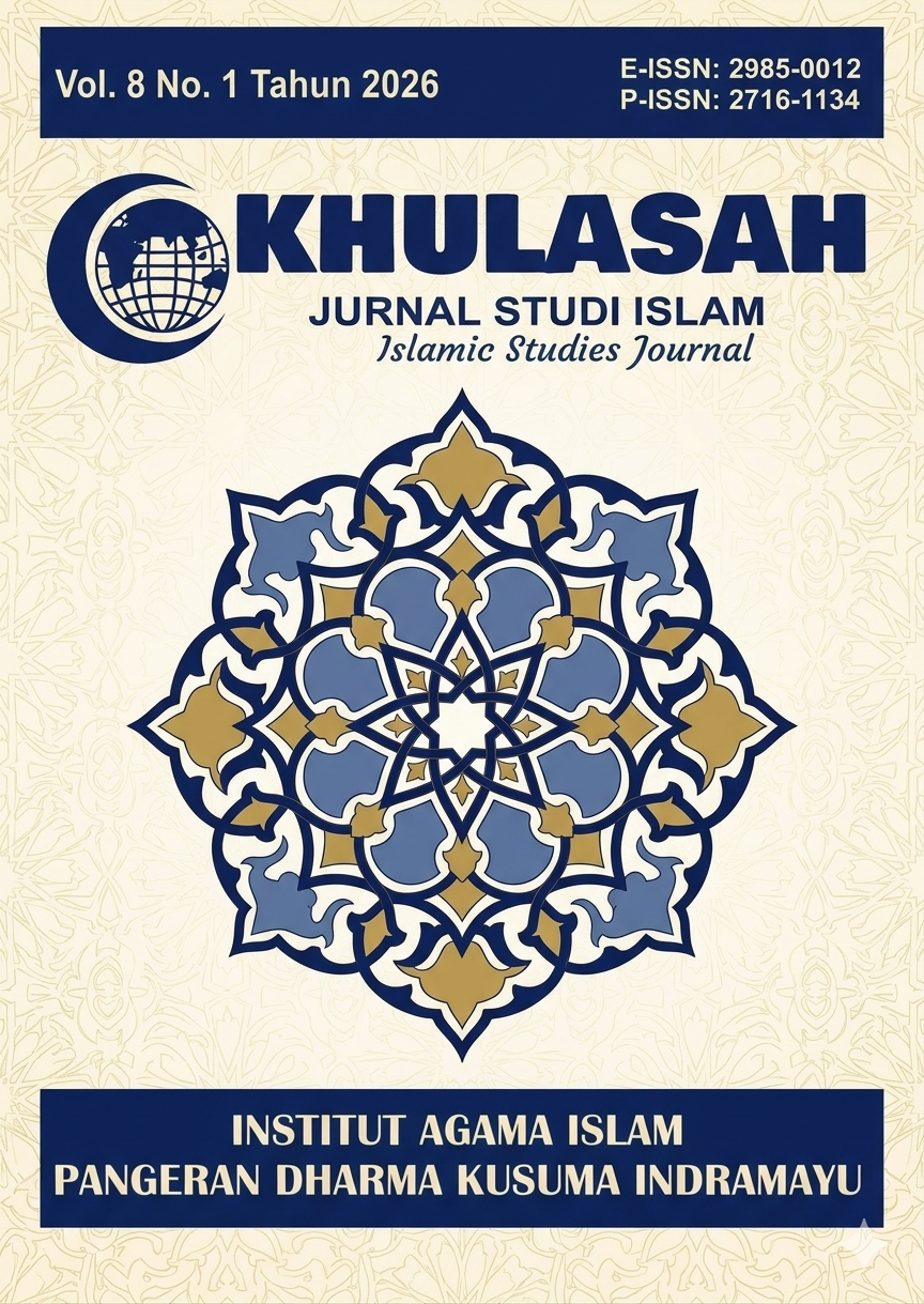 					View Vol. 8 No. 1 (2026): Khulasah: Islamic Studies Journal
				
